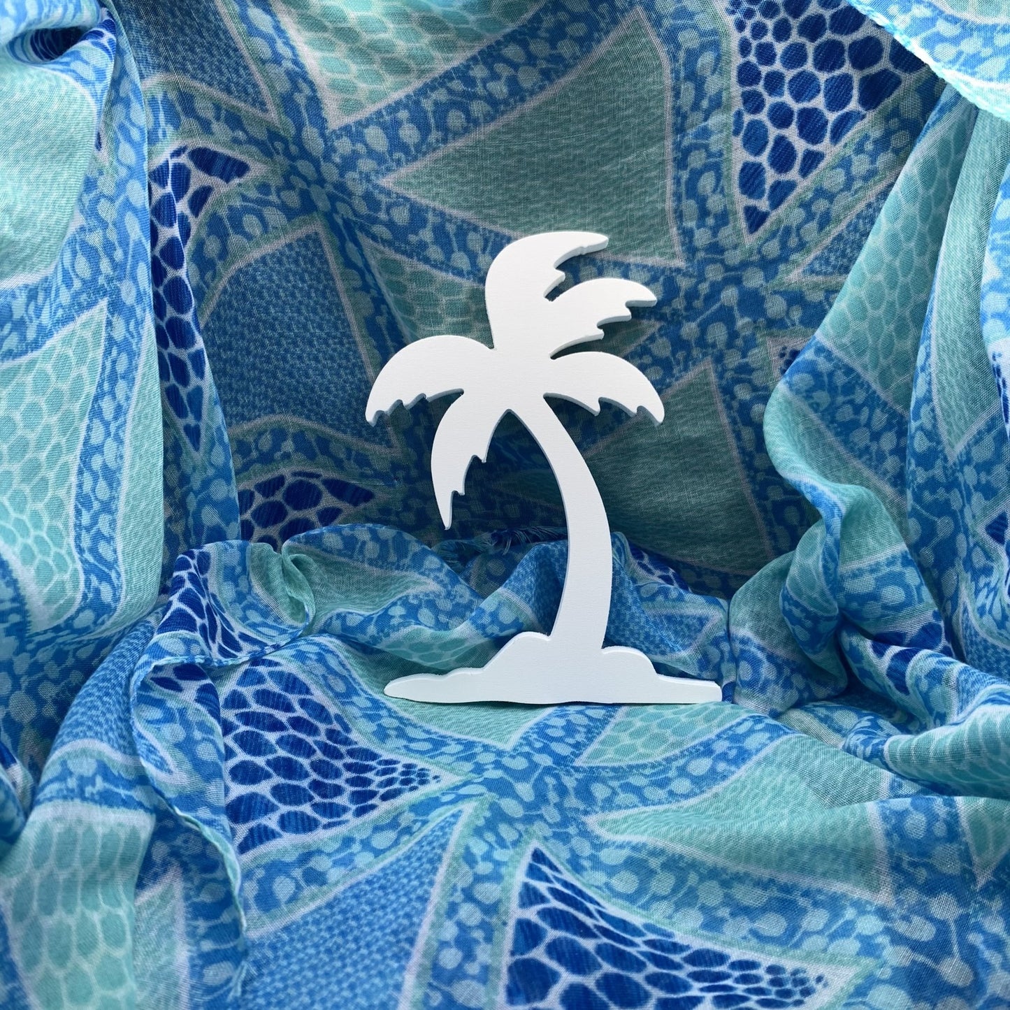 Shutter Embellishments - Palm Tree Island Wall Art Small approx 8" x 5", Custom, Outdoor Decor, Coastal, Tropical, Ships Free to Mainland USA