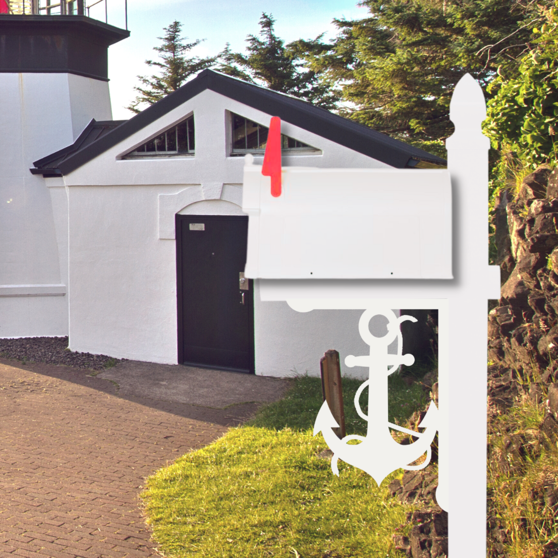 Mailbox Bracket - Anchor with Rope - Medium 12" x 16"