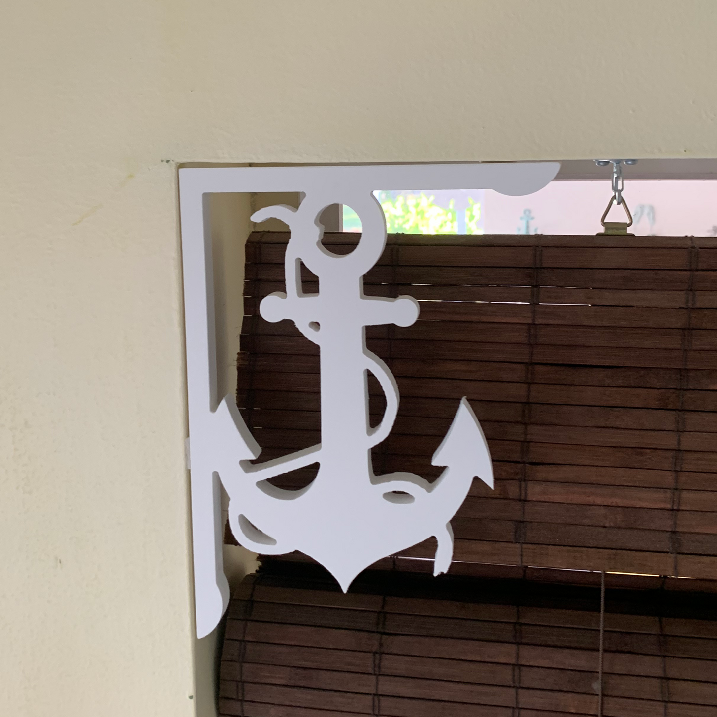 Screen Door Decor - Anchor With Rope Small X2, Custom Mailbox, Bracket, Outdoor Decor, 7x9 inch Free Shipping to Mainland USA