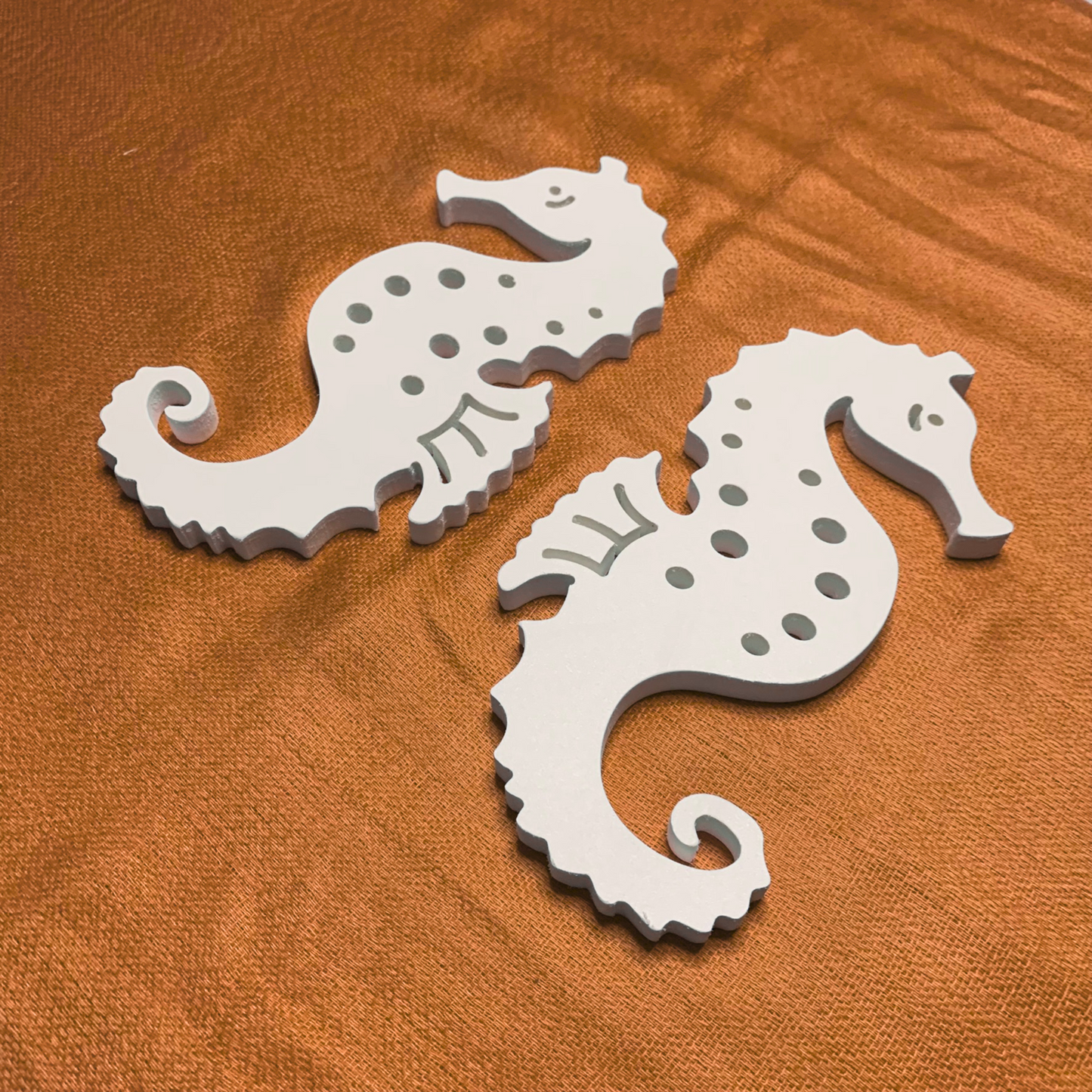 Shutter Embellishments - Seahorse Wall Art Small approx 8X5, Custom, Outdoor Decor, Coastal, Tropical, Ships Free to Mainland USA