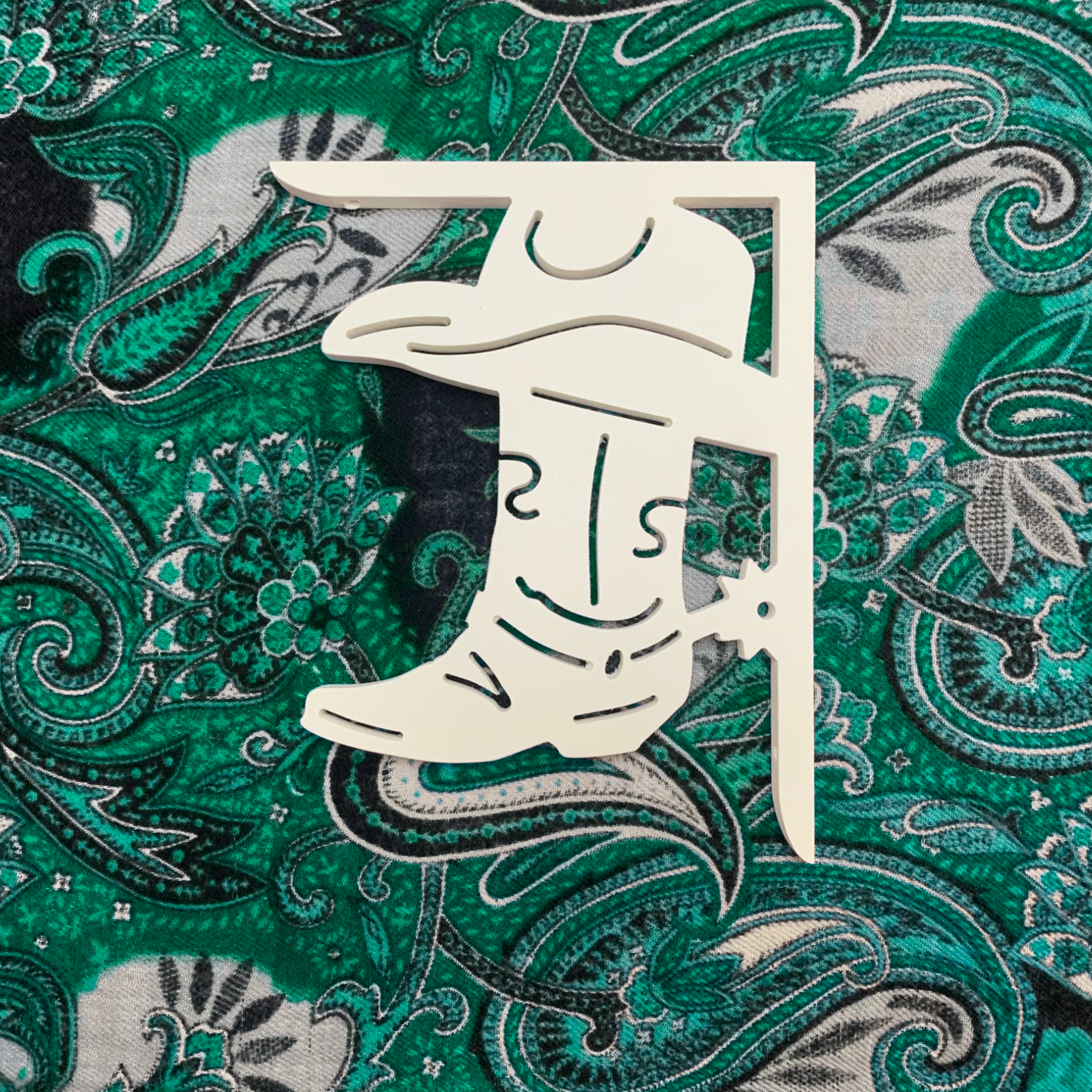 Mailbox Bracket - Cowboy Boot - Small 7" x 9"