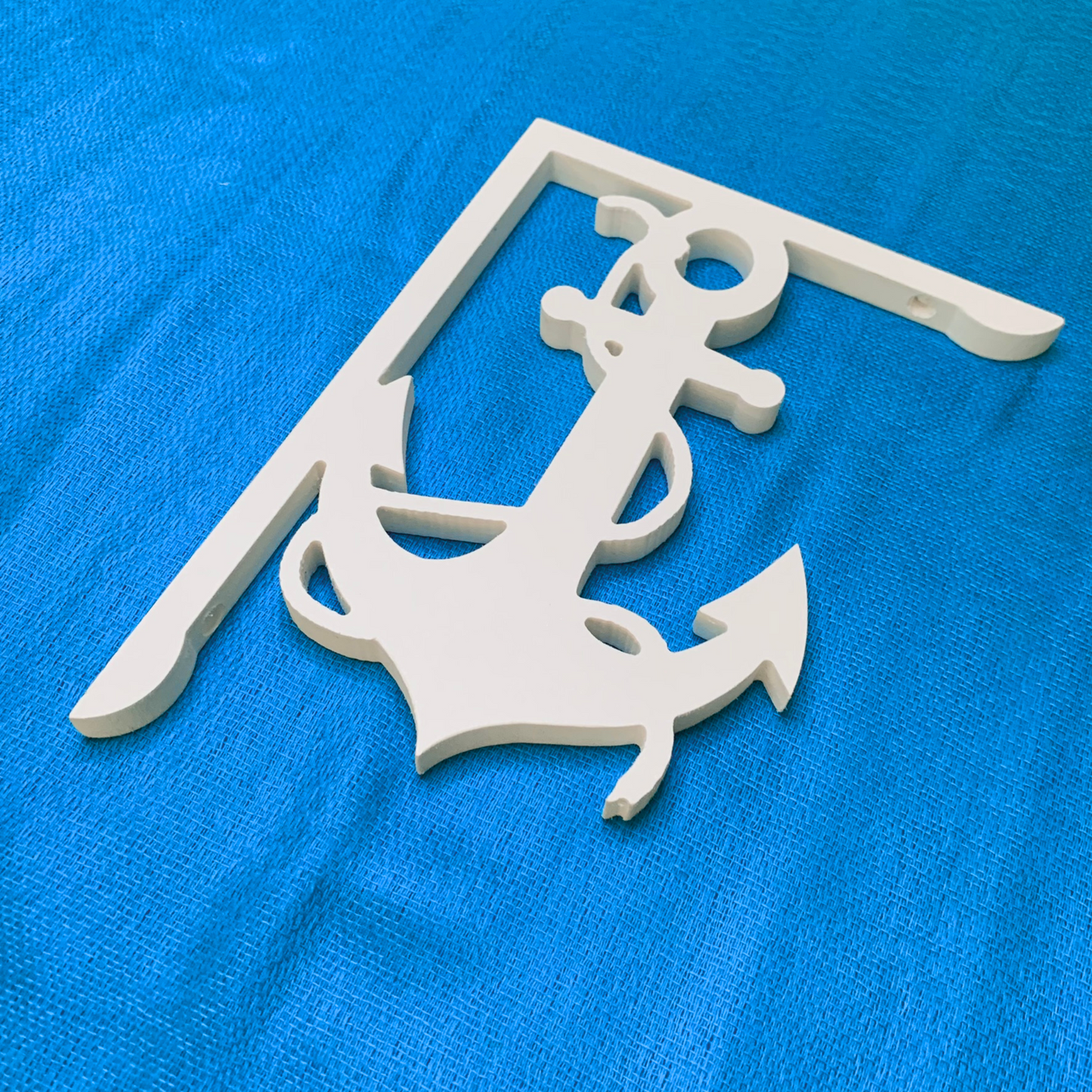 Mailbox Bracket - Anchor with Rope - Small 7" x 9"