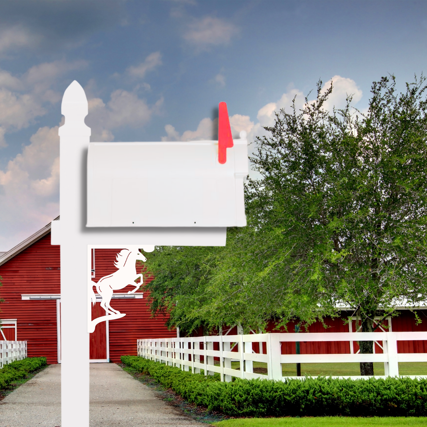 Mailbox Bracket - Horse- Small 7" x 9"