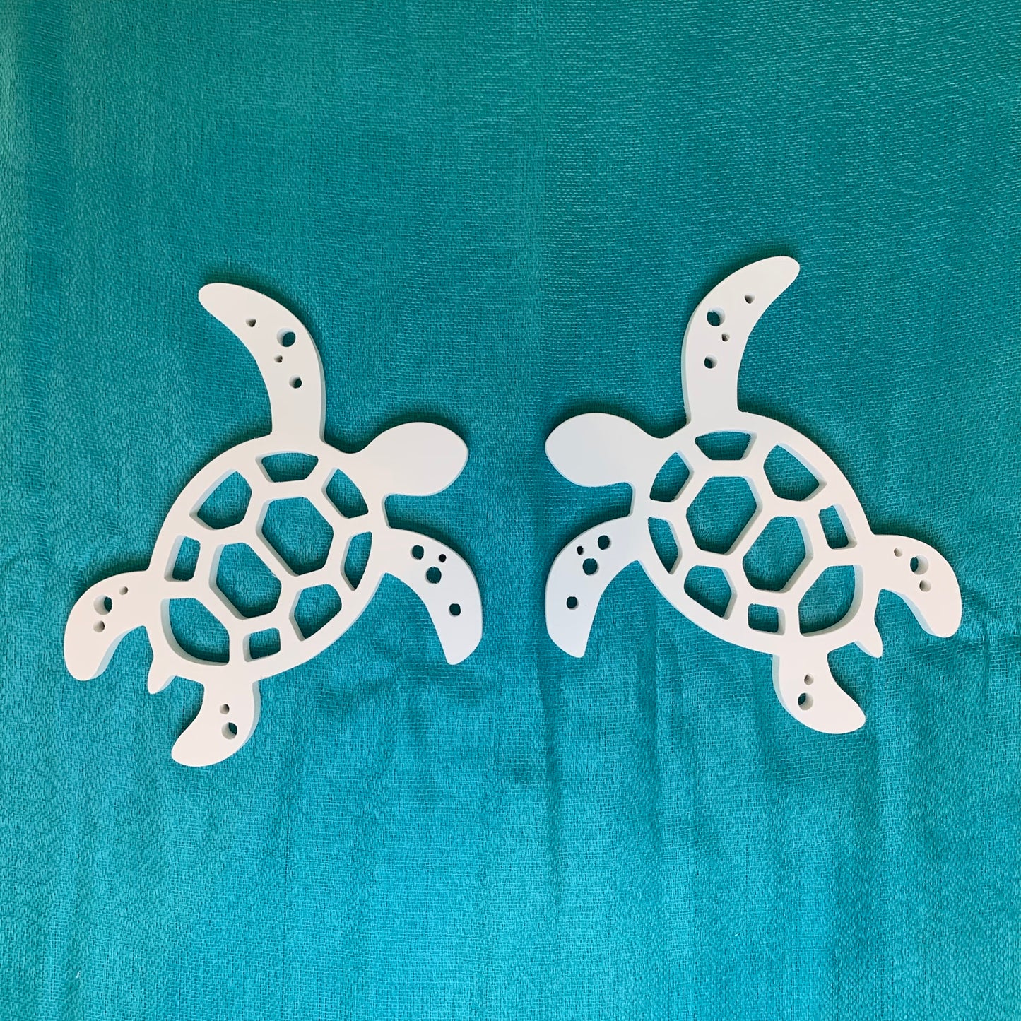 Shutter Embellishments - Turtle 2021 Wall Art Small approx 8" x 7", Custom, Outdoor Decor, Tropical, Ships Free to Mainland USA