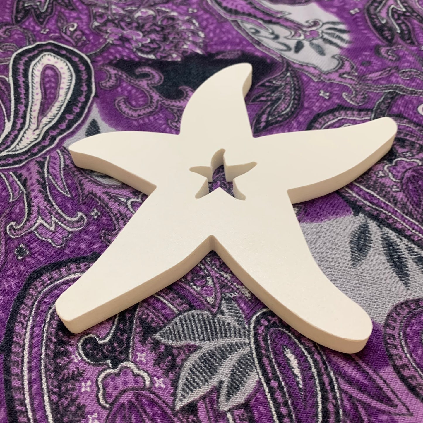 Shutter Embellishments - Starfish W/Star Wall Art Small approx 8X5, Custom, Outdoor Decor, Tropical, Ships Free to Mainland USA