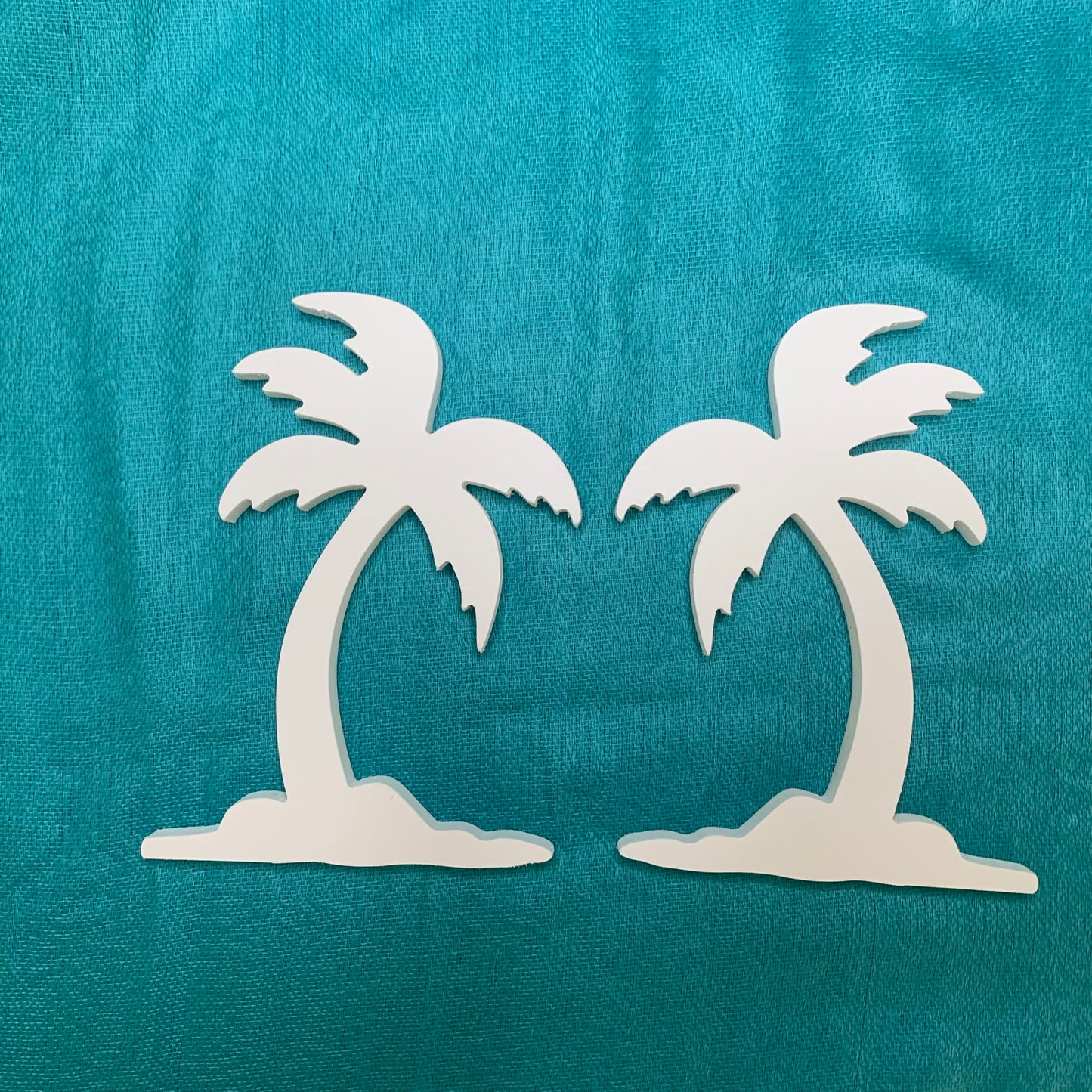Shutter Embellishments - Palm Tree Island Wall Art Small approx 8" x 5", Custom, Outdoor Decor, Coastal, Tropical, Ships Free to Mainland USA