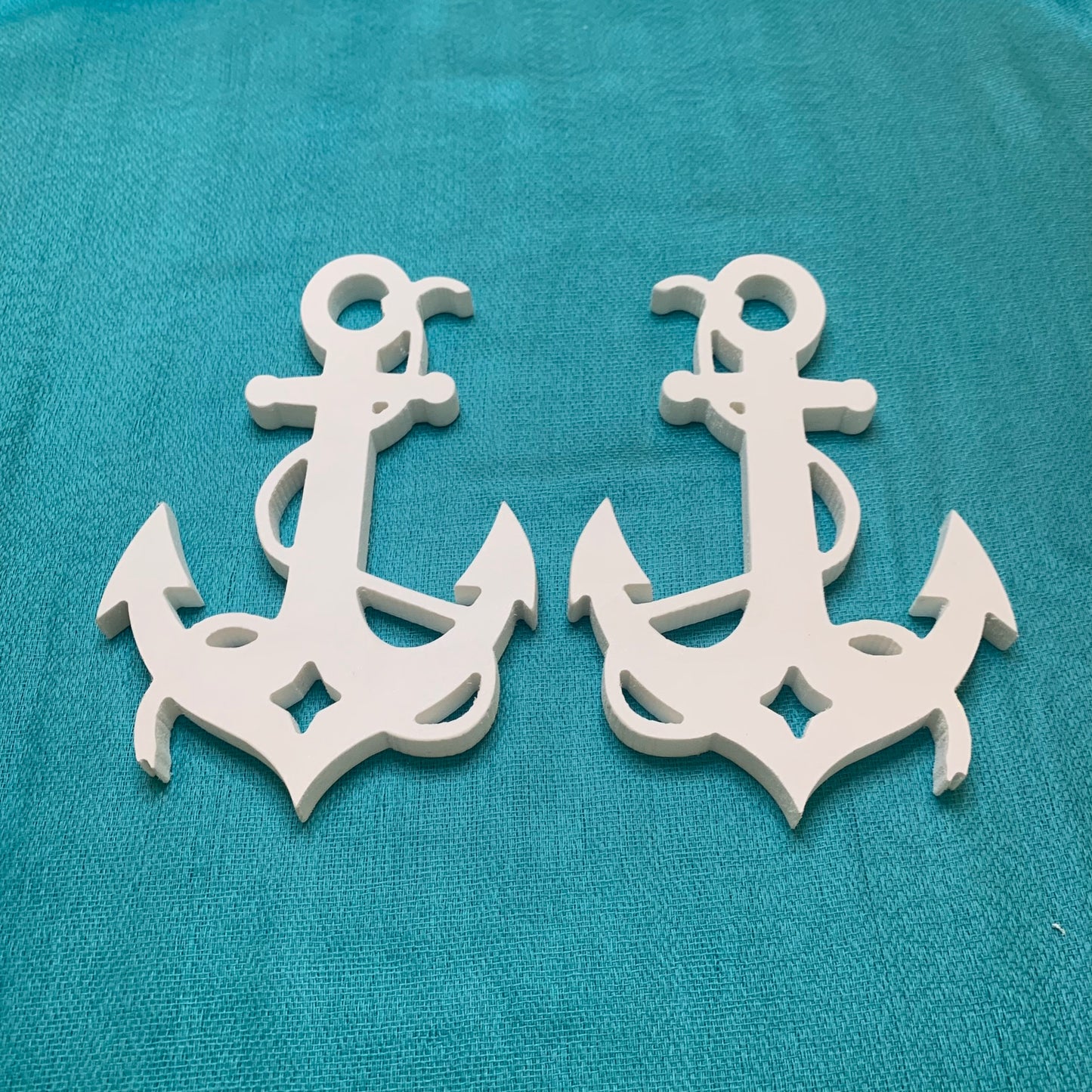 Shutter Embellishments - Anchor with Rope Wall Art Small approx 8" x 5", Custom, Outdoor Decor, Coastal, Tropical, Ships Free to Mainland USA