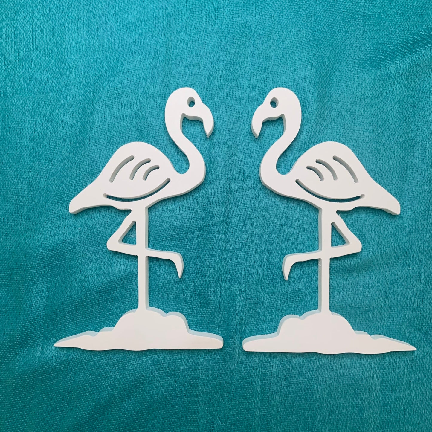 Shutter Embellishments - Flamingo Wall Art Small approx 8X5, Custom, Outdoor Decor, Coastal, Tropical, Ships Free to Mainland USA