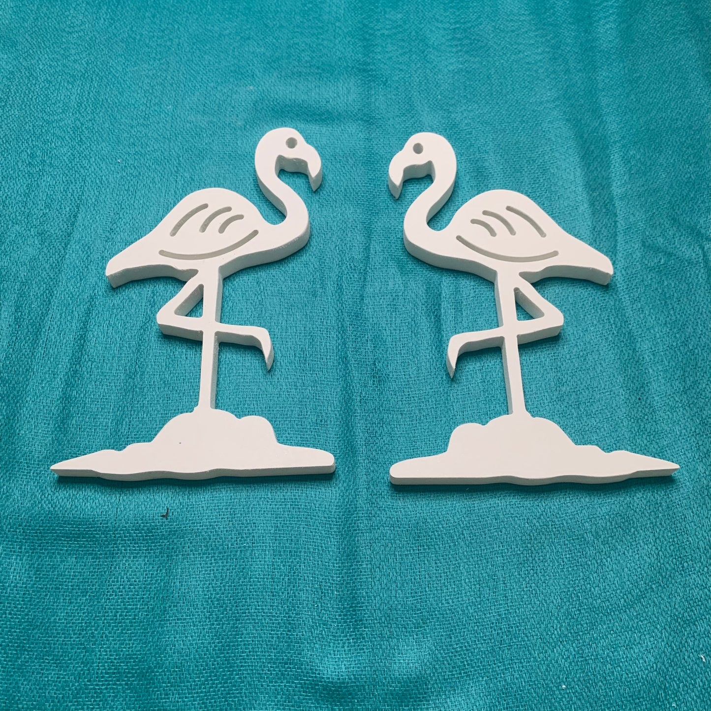 Shutter Embellishments - Flamingo Wall Art Small approx 8X5, Custom, Outdoor Decor, Coastal, Tropical, Ships Free to Mainland USA