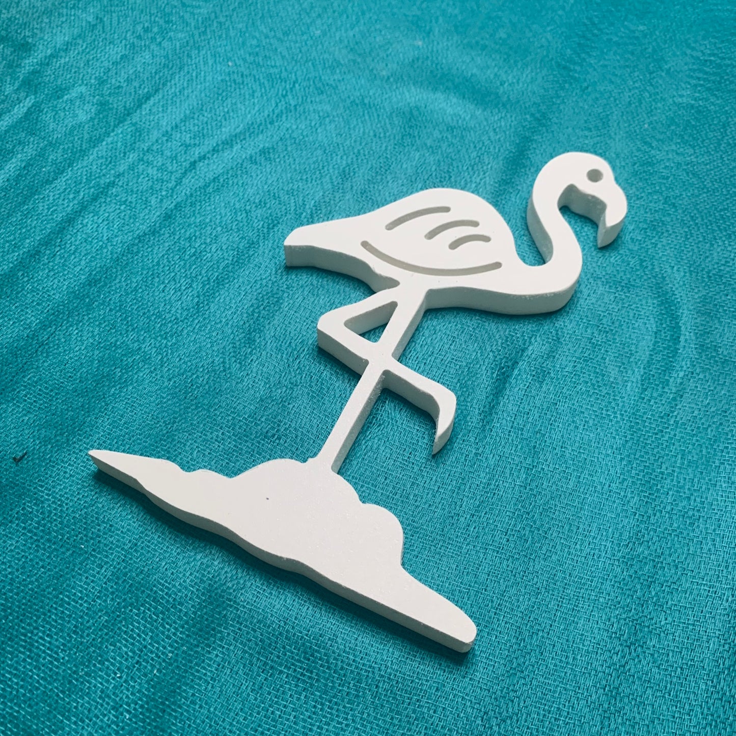 Shutter Embellishments - Flamingo Wall Art Small approx 8X5, Custom, Outdoor Decor, Coastal, Tropical, Ships Free to Mainland USA