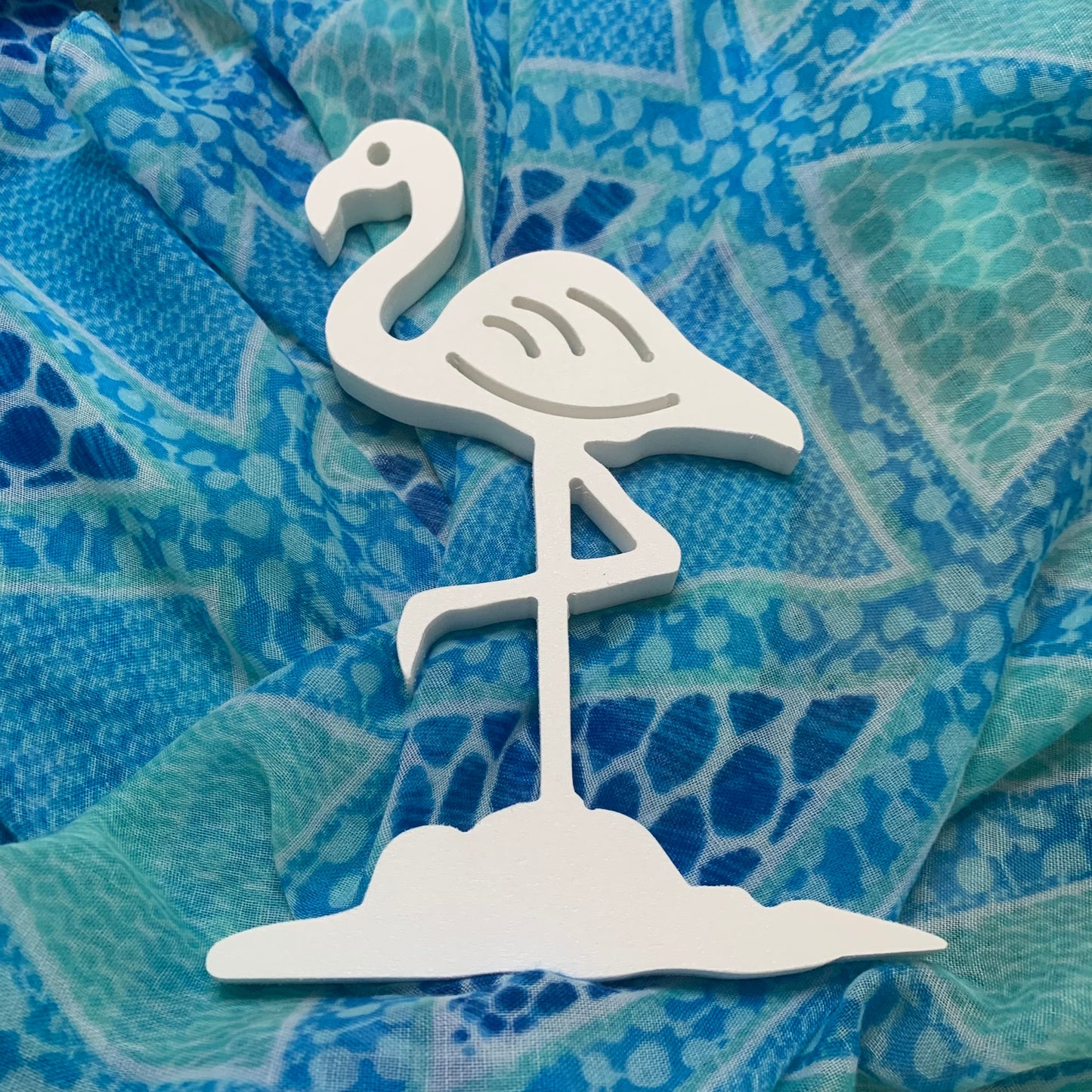 Shutter Embellishments - Flamingo Wall Art Small approx 8X5, Custom, Outdoor Decor, Coastal, Tropical, Ships Free to Mainland USA