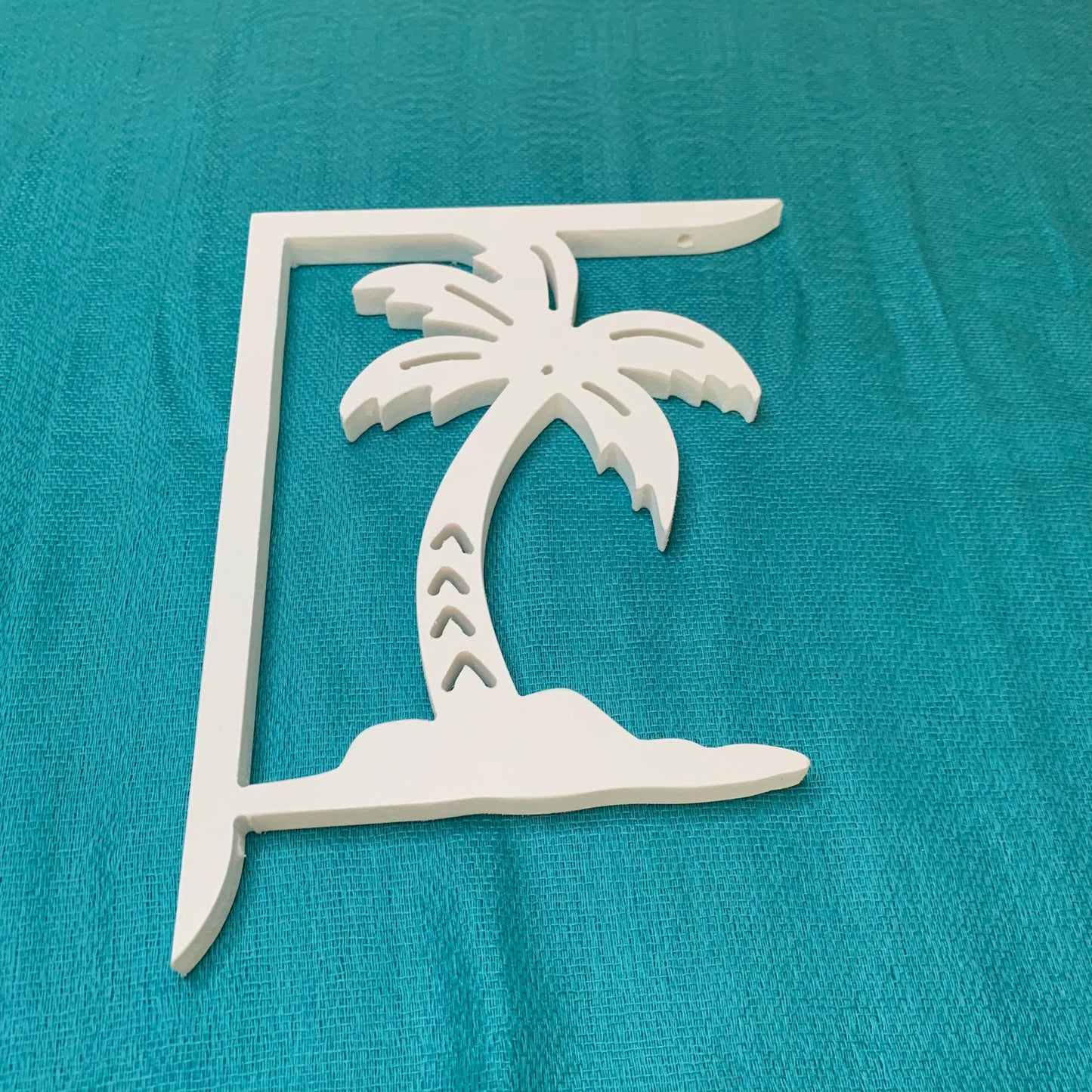 Mailbox Bracket - Palm Tree Island - Small 7" x 9"