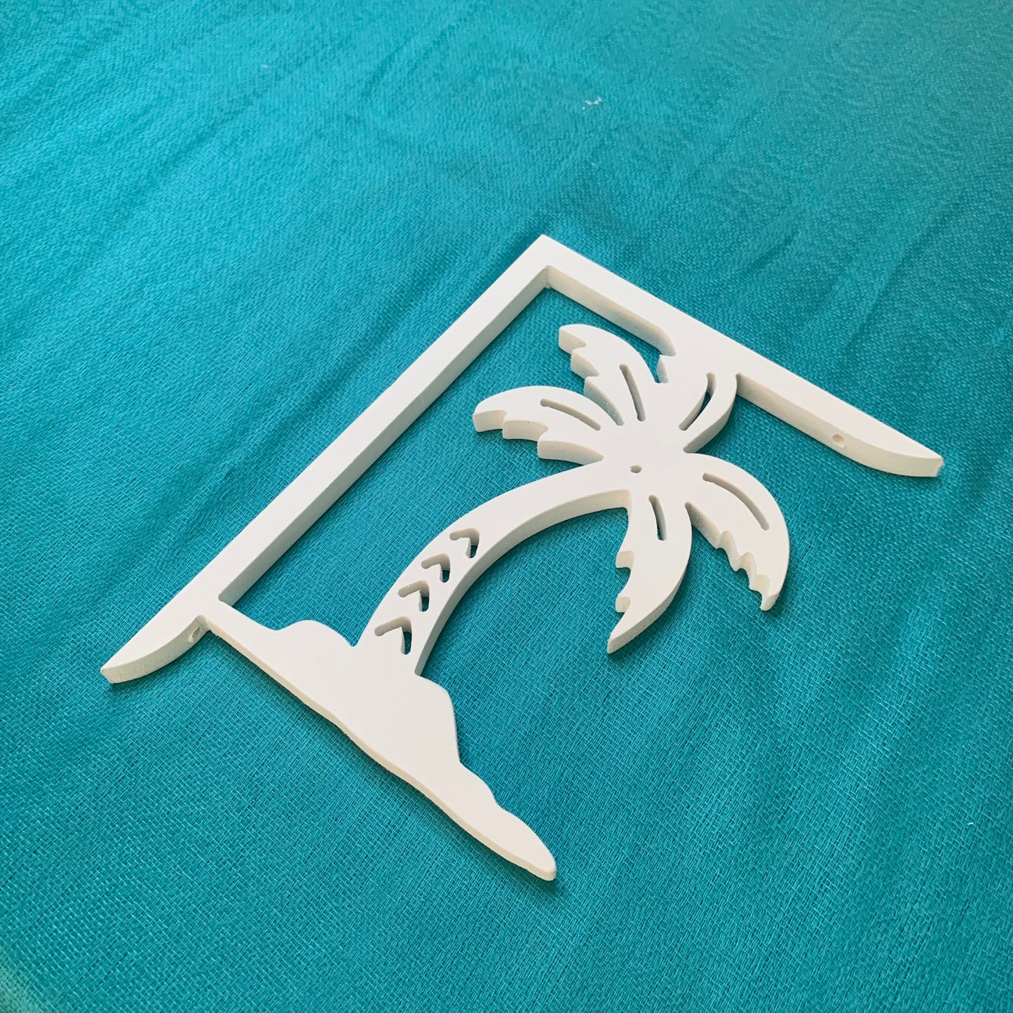 Mailbox Bracket - Palm Tree Island - Small 7" x 9"