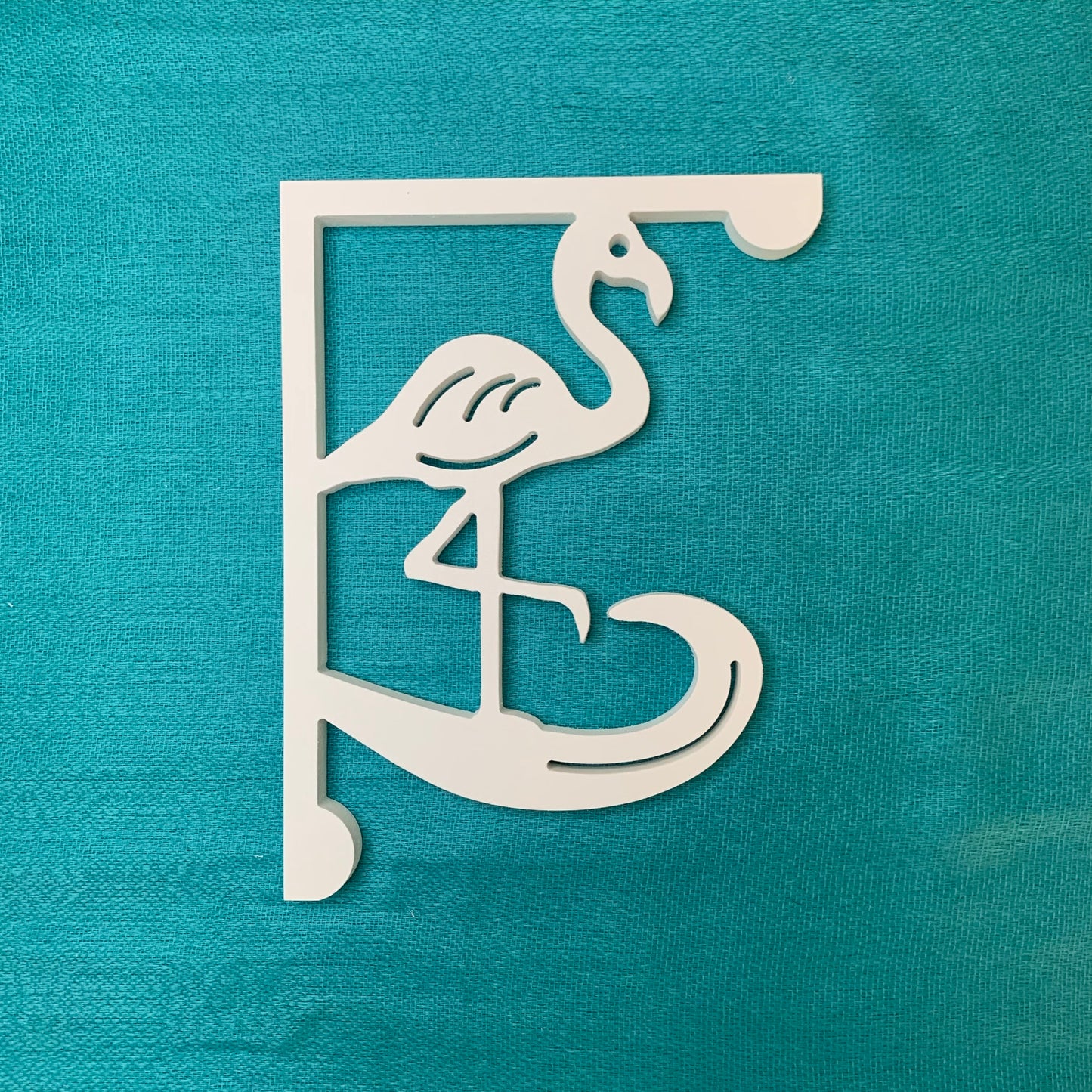Mailbox Bracket - Flamingo - Small 7" x 9"