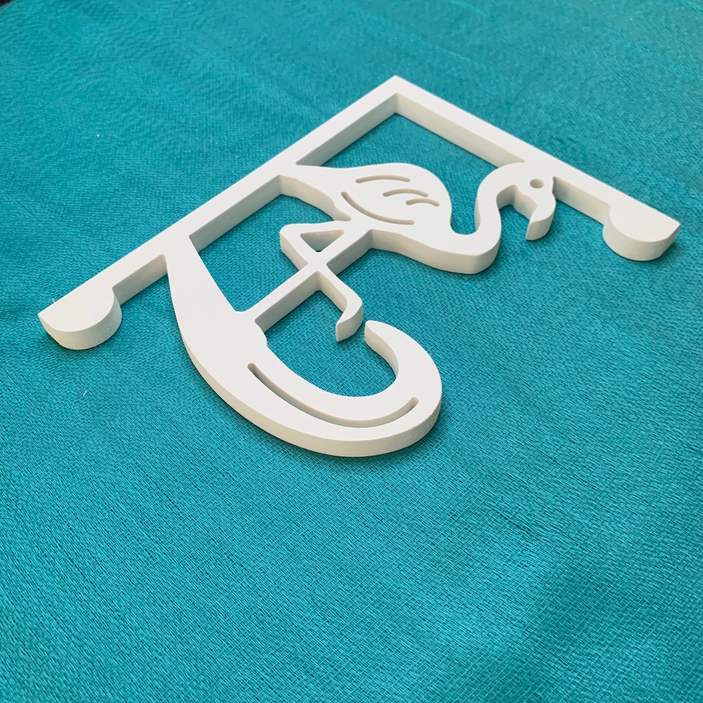 Mailbox Bracket - Flamingo - Small 7" x 9"