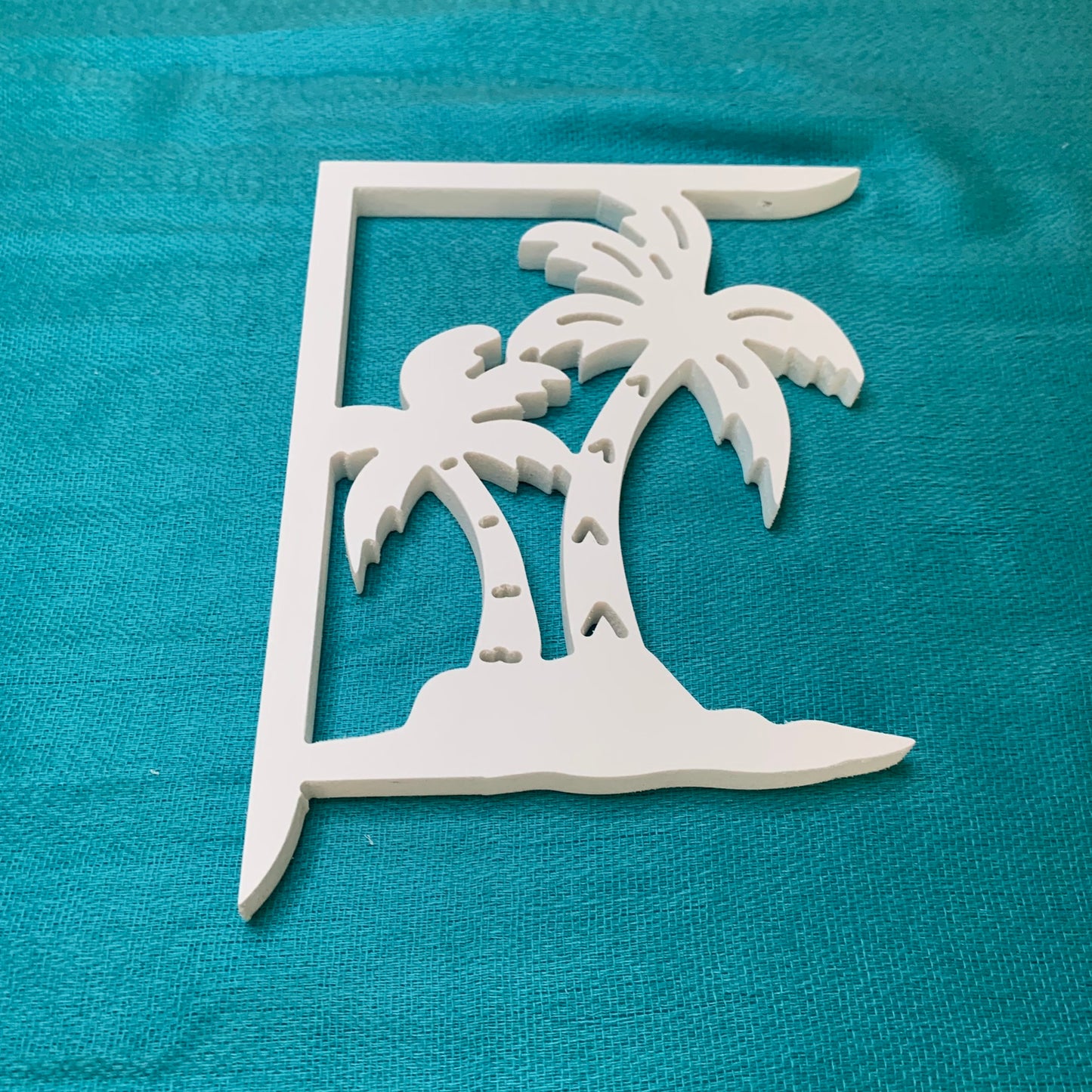 Mailbox Bracket - Palm Tree Double - Small 7" x 9"