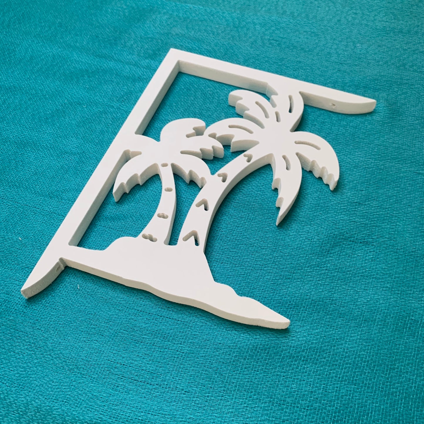 Mailbox Bracket - Palm Tree Double - Small 7" x 9"