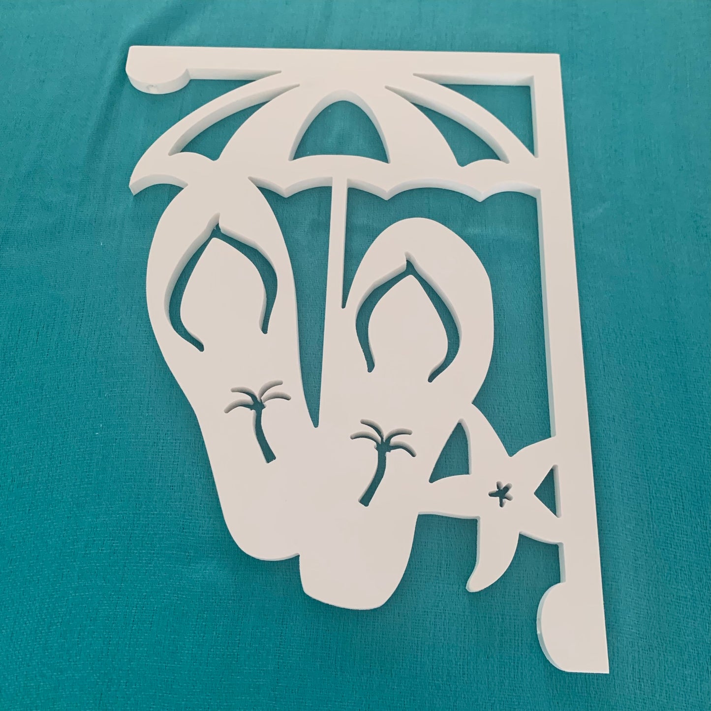 Mailbox Bracket - Flip Flop Umbrella - Medium 12" x 16"