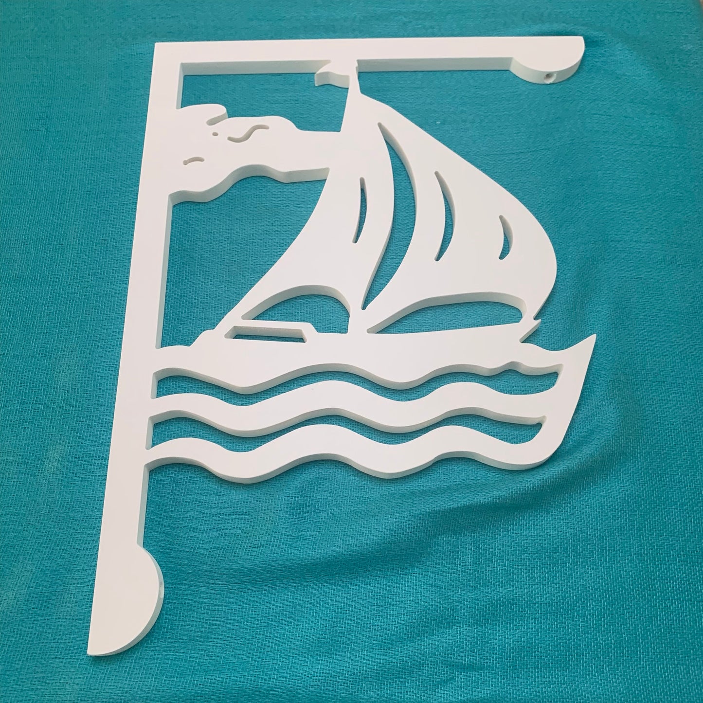 Mailbox Bracket - Sailboat - Medium 12" x 16"