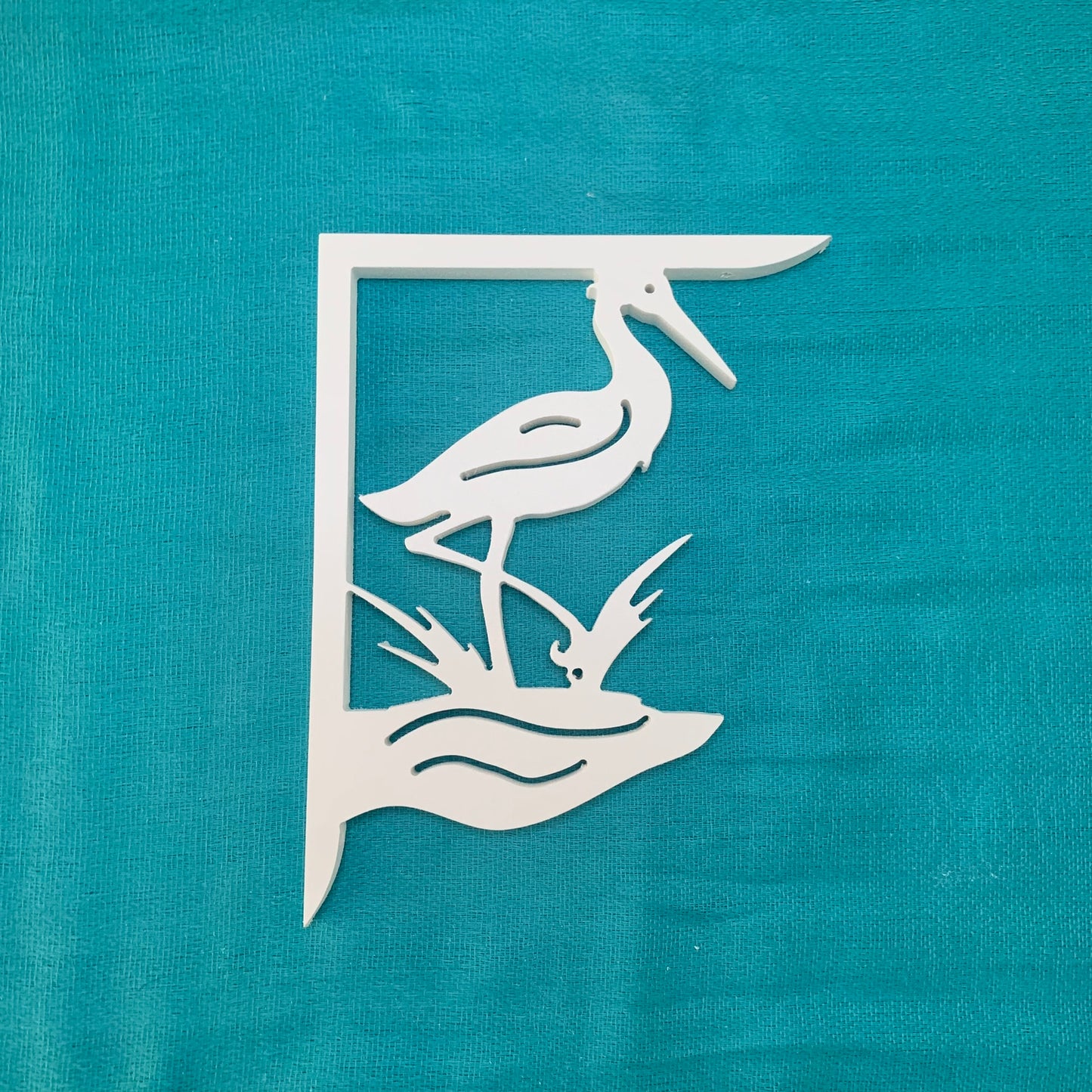 Mailbox Bracket - Heron - Small 7" x 9"