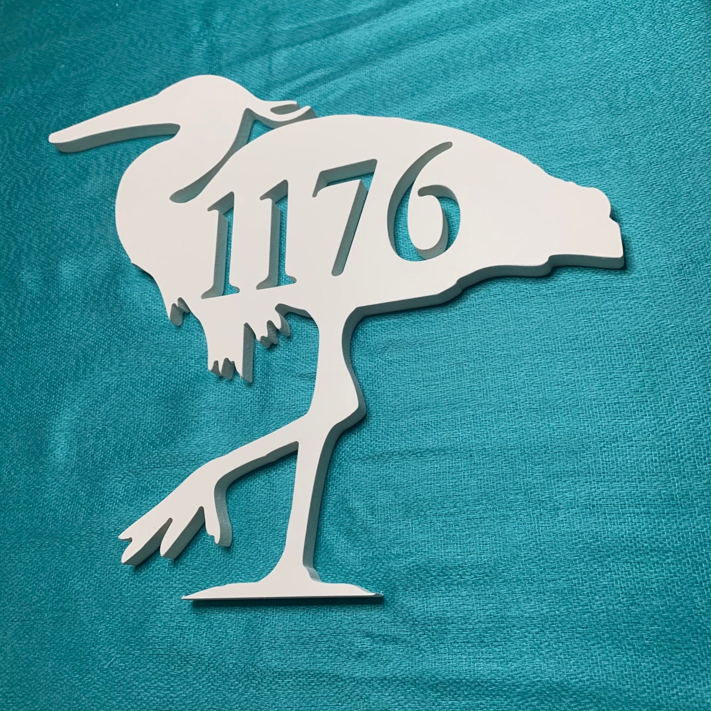 House Number Plaque - Heron