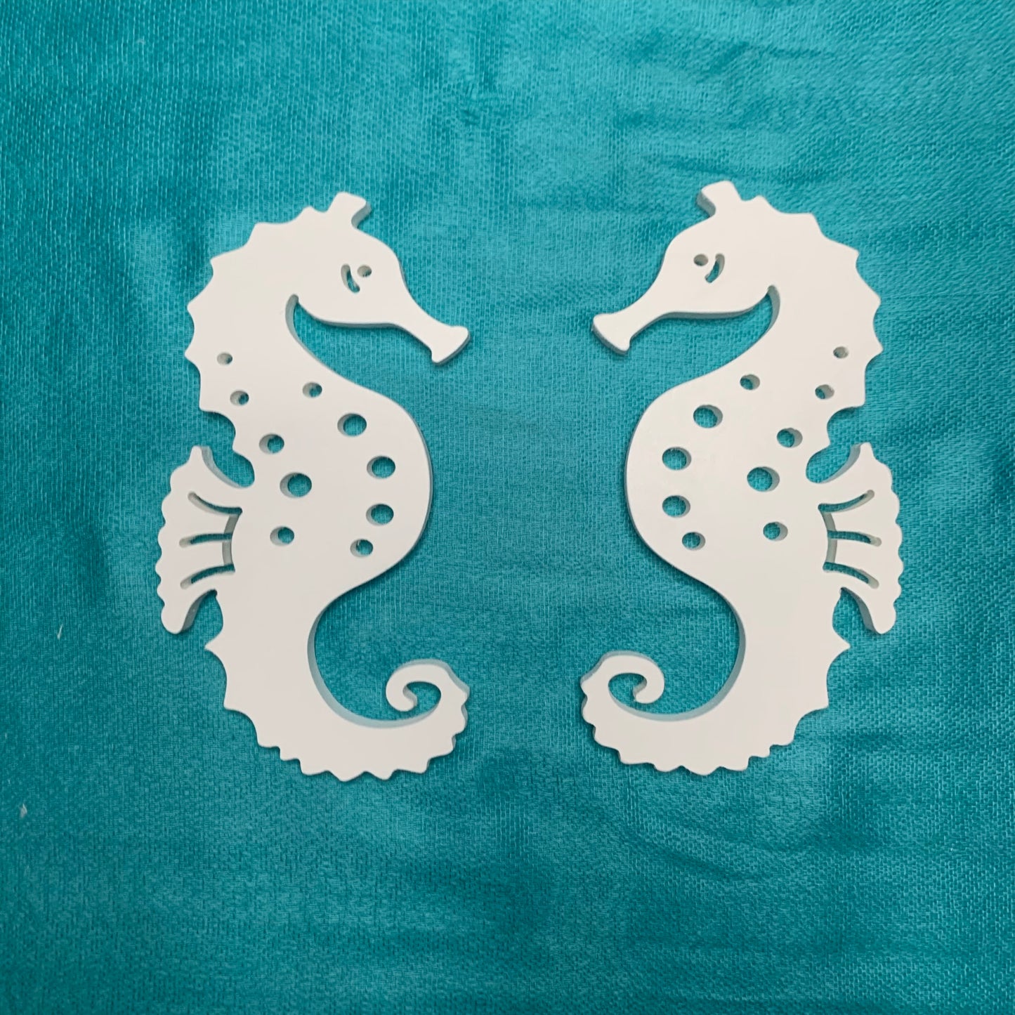 Shutter Embellishments - Seahorse Wall Art Small approx 8X5, Custom, Outdoor Decor, Coastal, Tropical, Ships Free to Mainland USA
