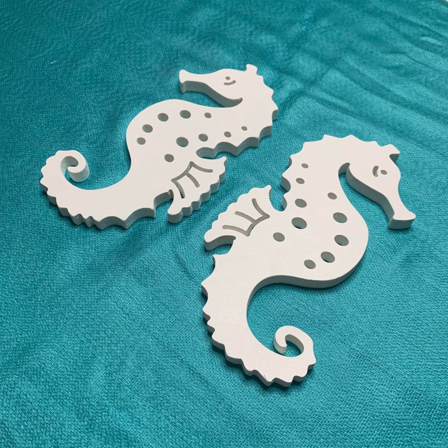 Shutter Embellishments - Seahorse Wall Art Small approx 8X5, Custom, Outdoor Decor, Coastal, Tropical, Ships Free to Mainland USA