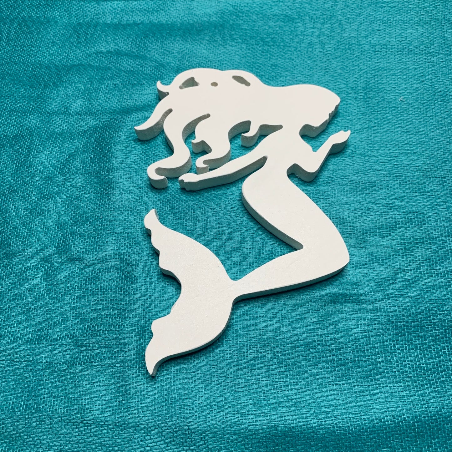 Shutter Embellishments - Mermaid Wall Art Small approx 8" x 5", Custom, Outdoor Decor, Coastal, Tropical, Ships Free to Mainland USA
