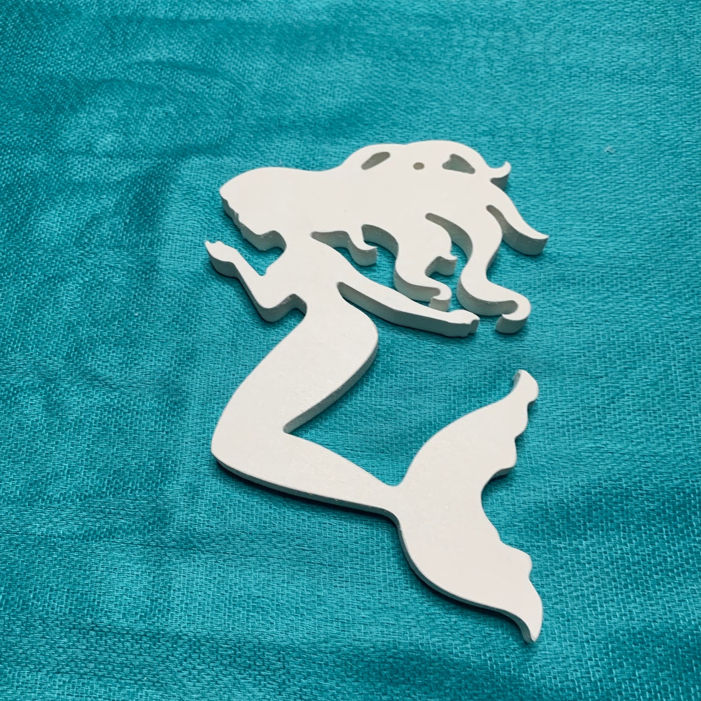 Shutter Embellishments - Mermaid Wall Art Small approx 8" x 5", Custom, Outdoor Decor, Coastal, Tropical, Ships Free to Mainland USA