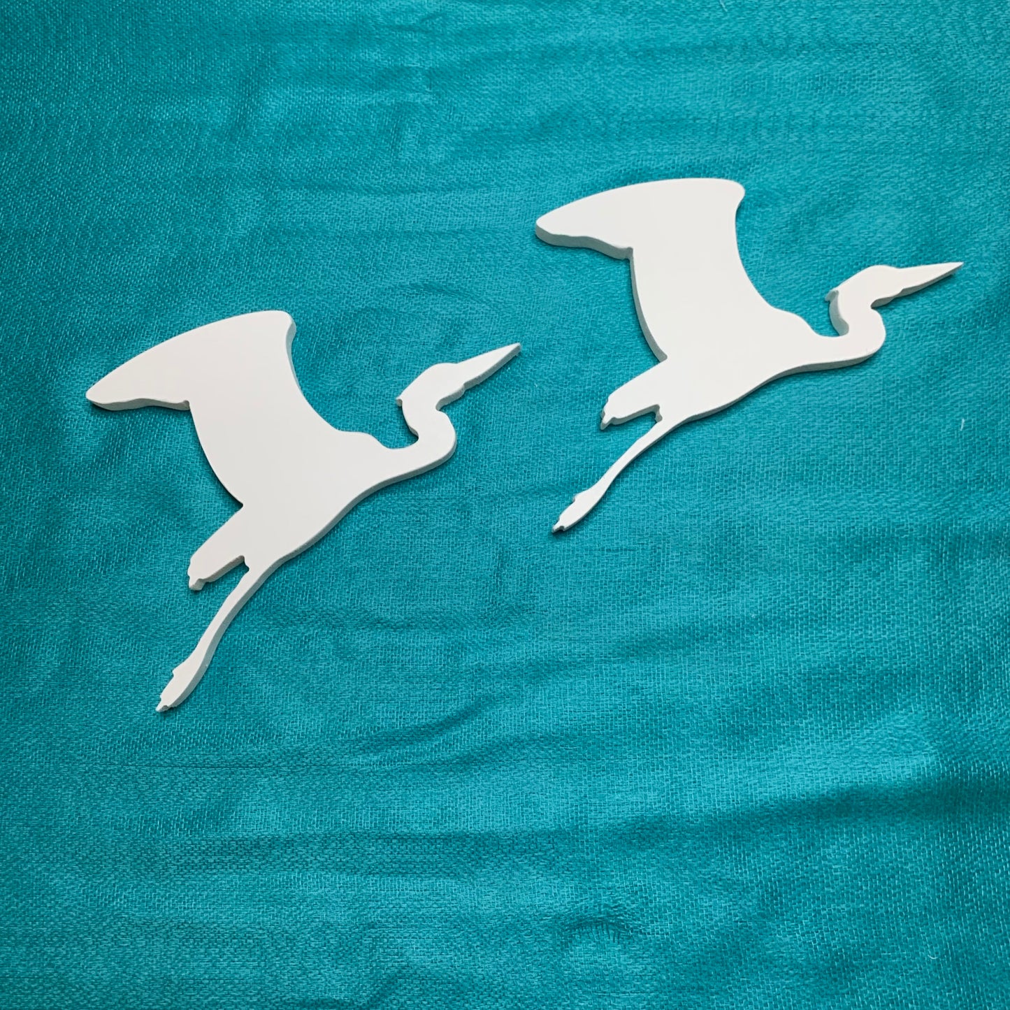 Shutter Embellishments - Heron Wall Art Small approx 8" x 5", Custom, Outdoor Decor, Coastal, Tropical, Ships Free to Mainland USA