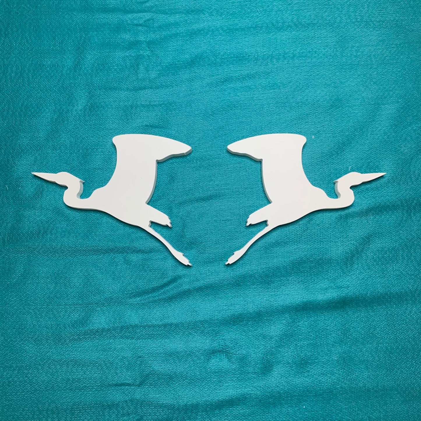 Shutter Embellishments - Heron Wall Art Small approx 8" x 5", Custom, Outdoor Decor, Coastal, Tropical, Ships Free to Mainland USA