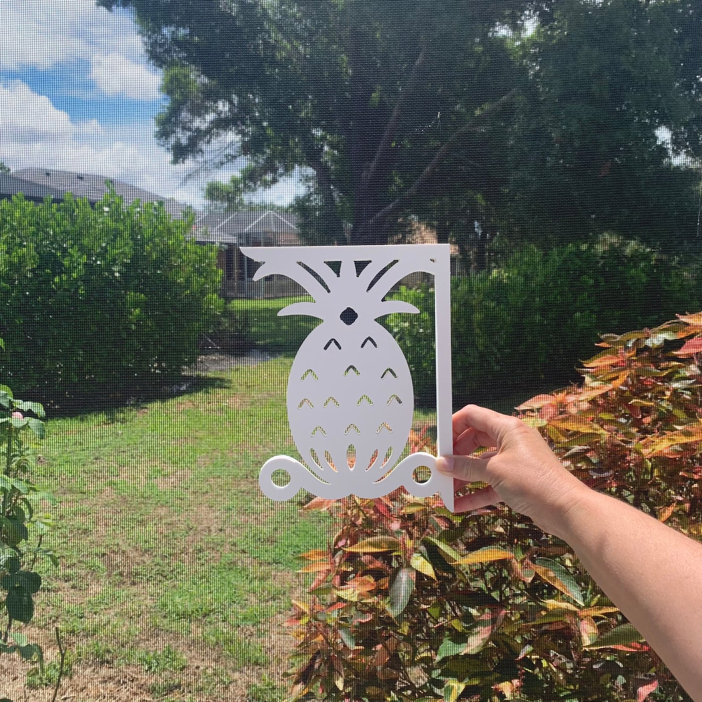Mailbox Bracket - Pineapple - Small 7" x 9"