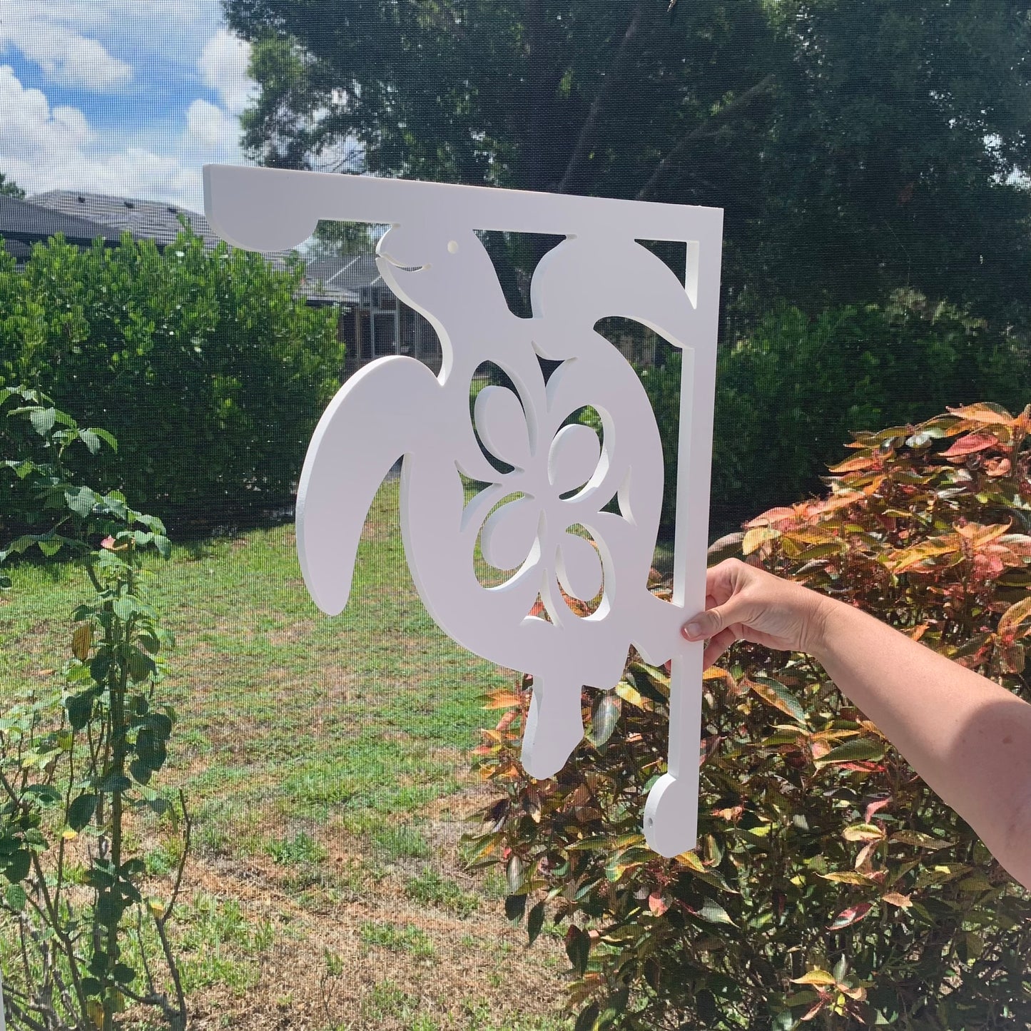 Mailbox Bracket - Turtle Tattoo - Large 16" x21"