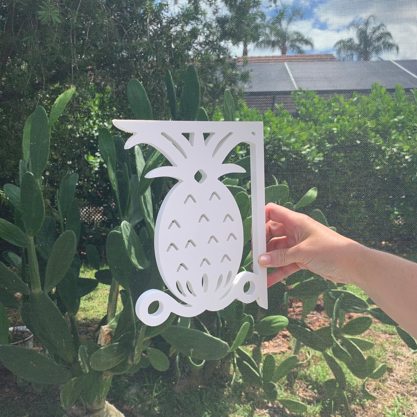 Mailbox Bracket - Pineapple - Small 7" x 9"