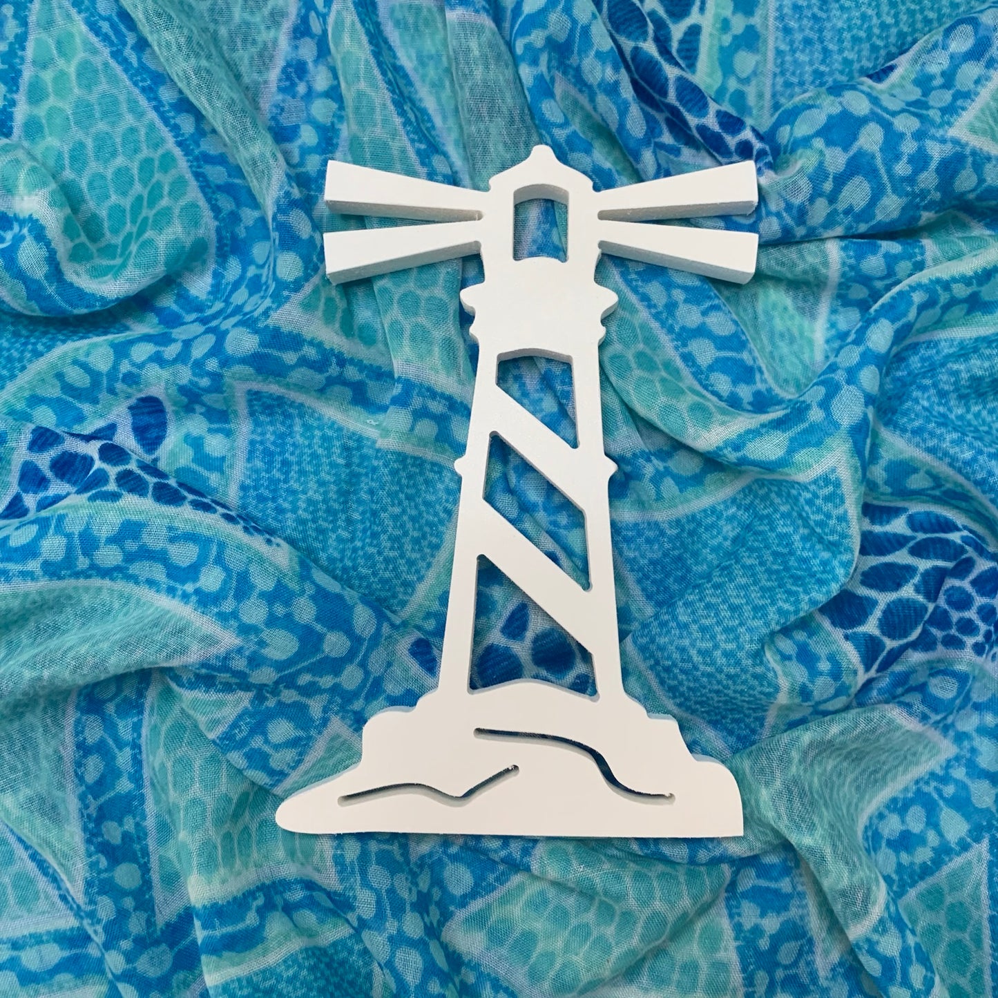 Shutter Embellishments - Lighthouse Wall Art Small approx 8" x 5", Custom, Outdoor Decor, Coastal, Tropical, Ships Free to Mainland USA