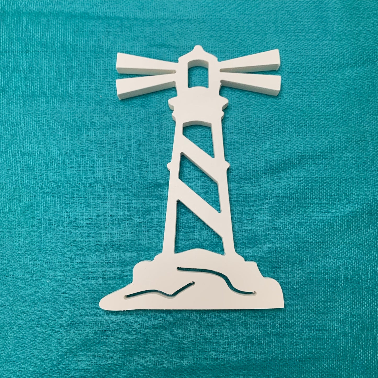 Shutter Embellishments - Lighthouse Wall Art Small approx 8" x 5", Custom, Outdoor Decor, Coastal, Tropical, Ships Free to Mainland USA