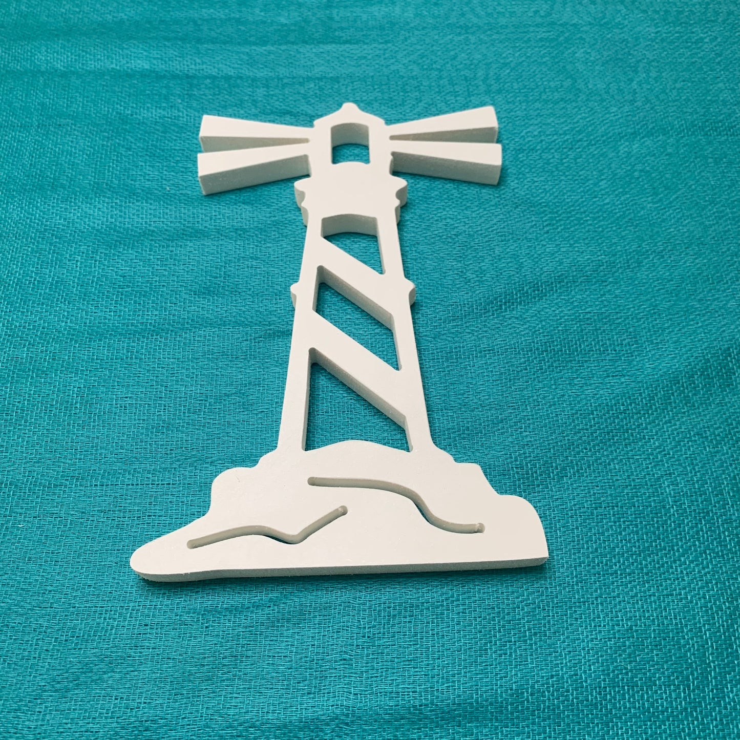Shutter Embellishments - Lighthouse Wall Art Small approx 8" x 5", Custom, Outdoor Decor, Coastal, Tropical, Ships Free to Mainland USA