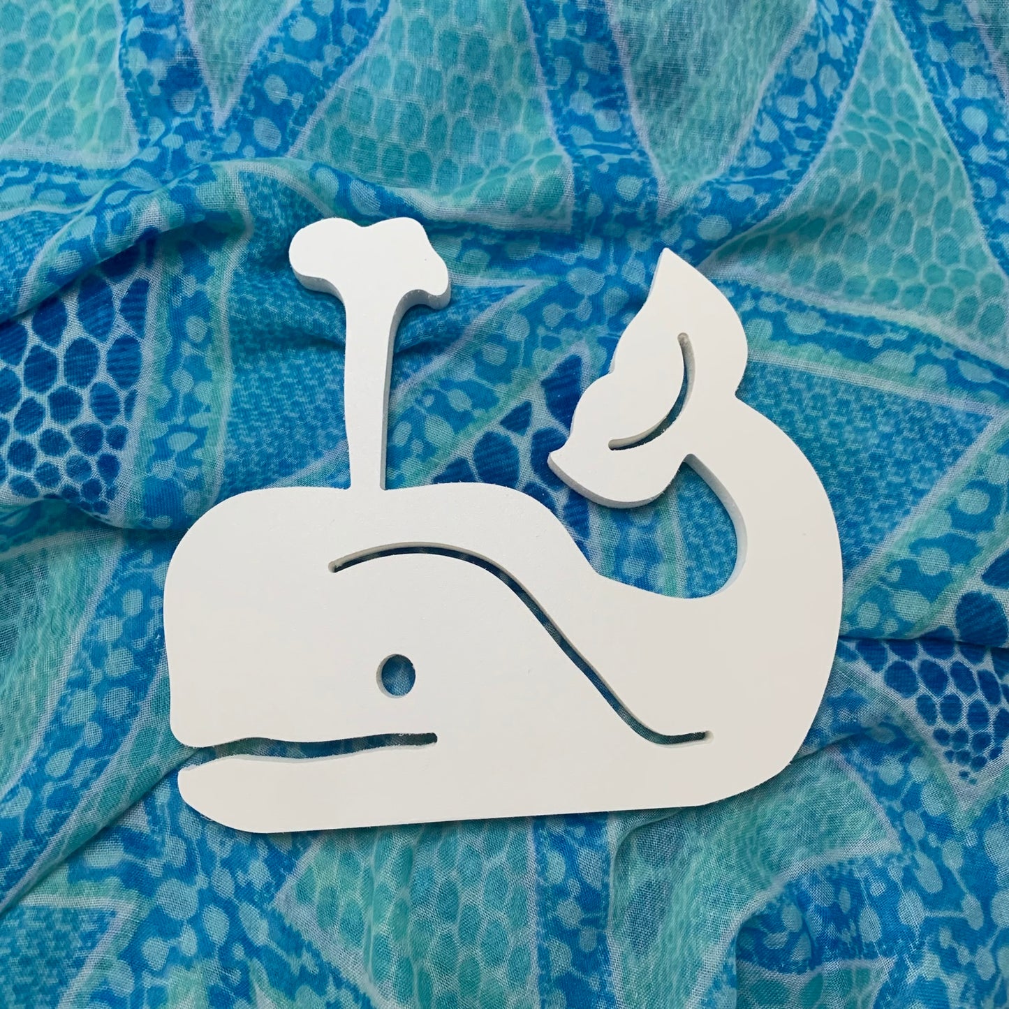 Shutter Embellishments - Whale Wall Art Small approx 7" x 6.25", Custom, Outdoor Decor, Tropical, Ships Free to Mainland USA