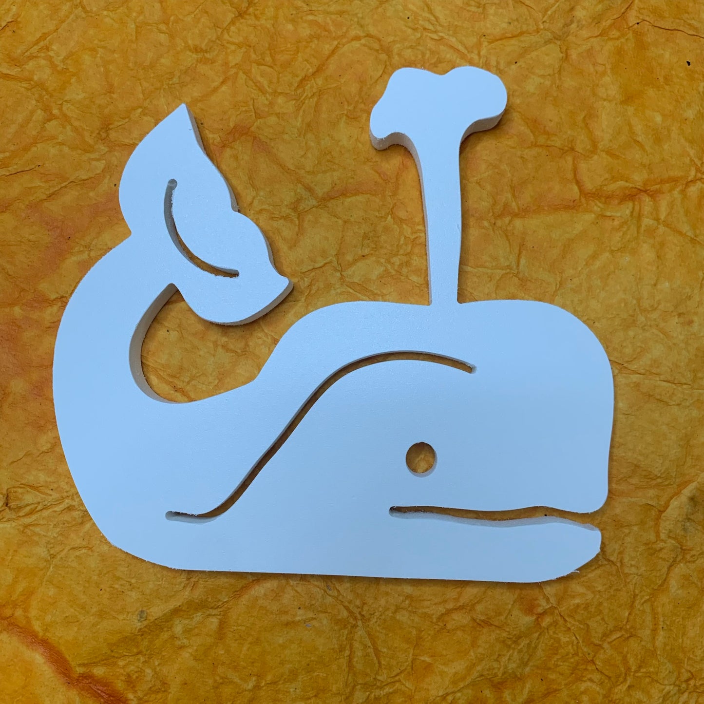 Shutter Embellishments - Whale Wall Art Small approx 7" x 6.25", Custom, Outdoor Decor, Tropical, Ships Free to Mainland USA