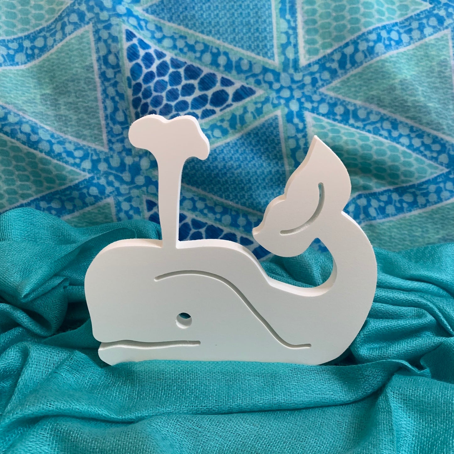 Shutter Embellishments - Whale Wall Art Small approx 7" x 6.25", Custom, Outdoor Decor, Tropical, Ships Free to Mainland USA