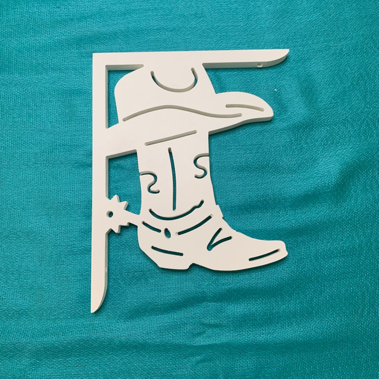 Mailbox Bracket - Cowboy Boot - Small 7" x 9"