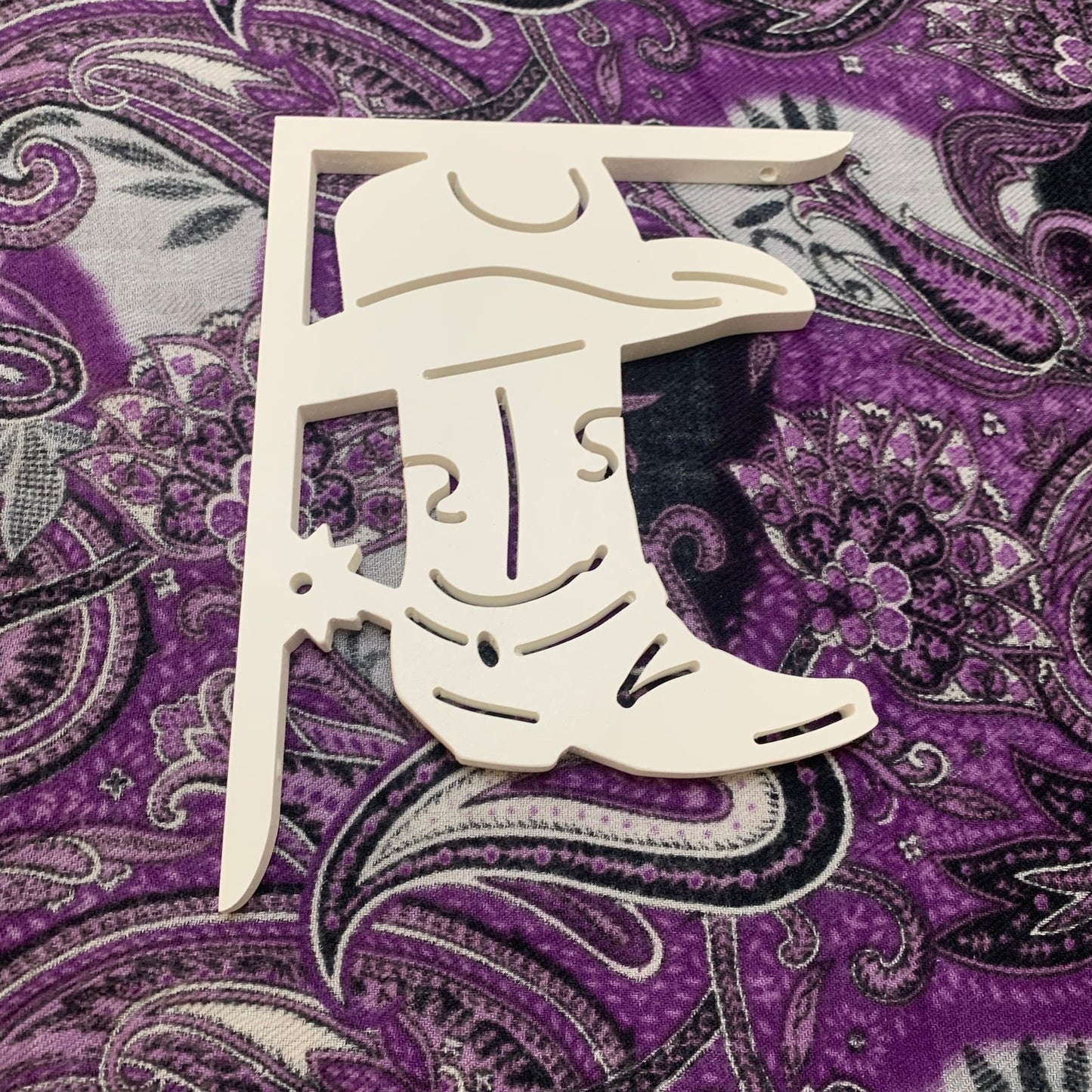 Mailbox Bracket - Cowboy Boot - Small 7" x 9"