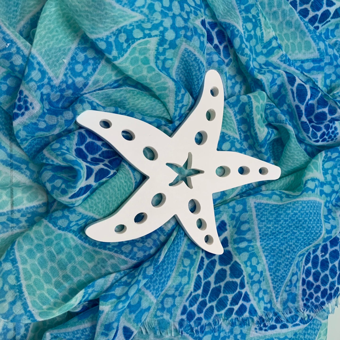 Shutter Embellishments - Starfish Wall Art Small approx 7" x 7", Custom, Outdoor Decor, Coastal, Tropical, Ships Free to Mainland USA