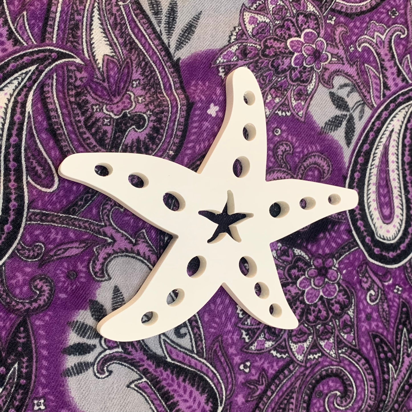 Shutter Embellishments - Starfish Wall Art Small approx 7" x 7", Custom, Outdoor Decor, Coastal, Tropical, Ships Free to Mainland USA