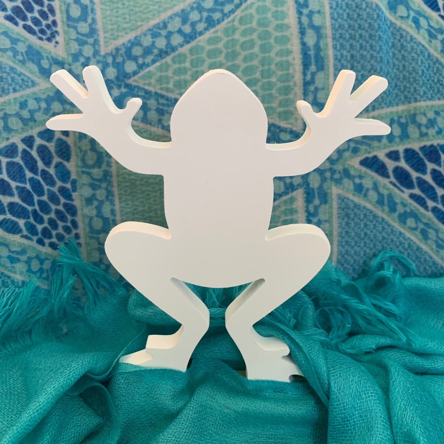 Shutter Embellishments - Frog Wall Art Small approx 7" x 6.5", Custom, Outdoor Decor, Coastal, Tropical, Ships Free to Mainland USA