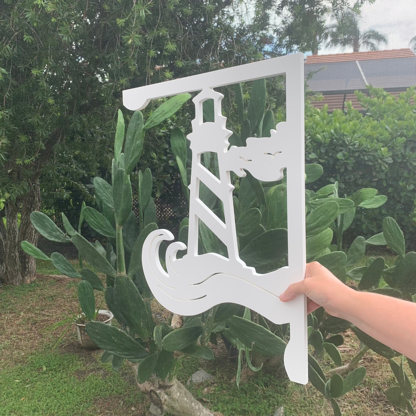 Mailbox Bracket - Lighthouse - Large 16" x21"