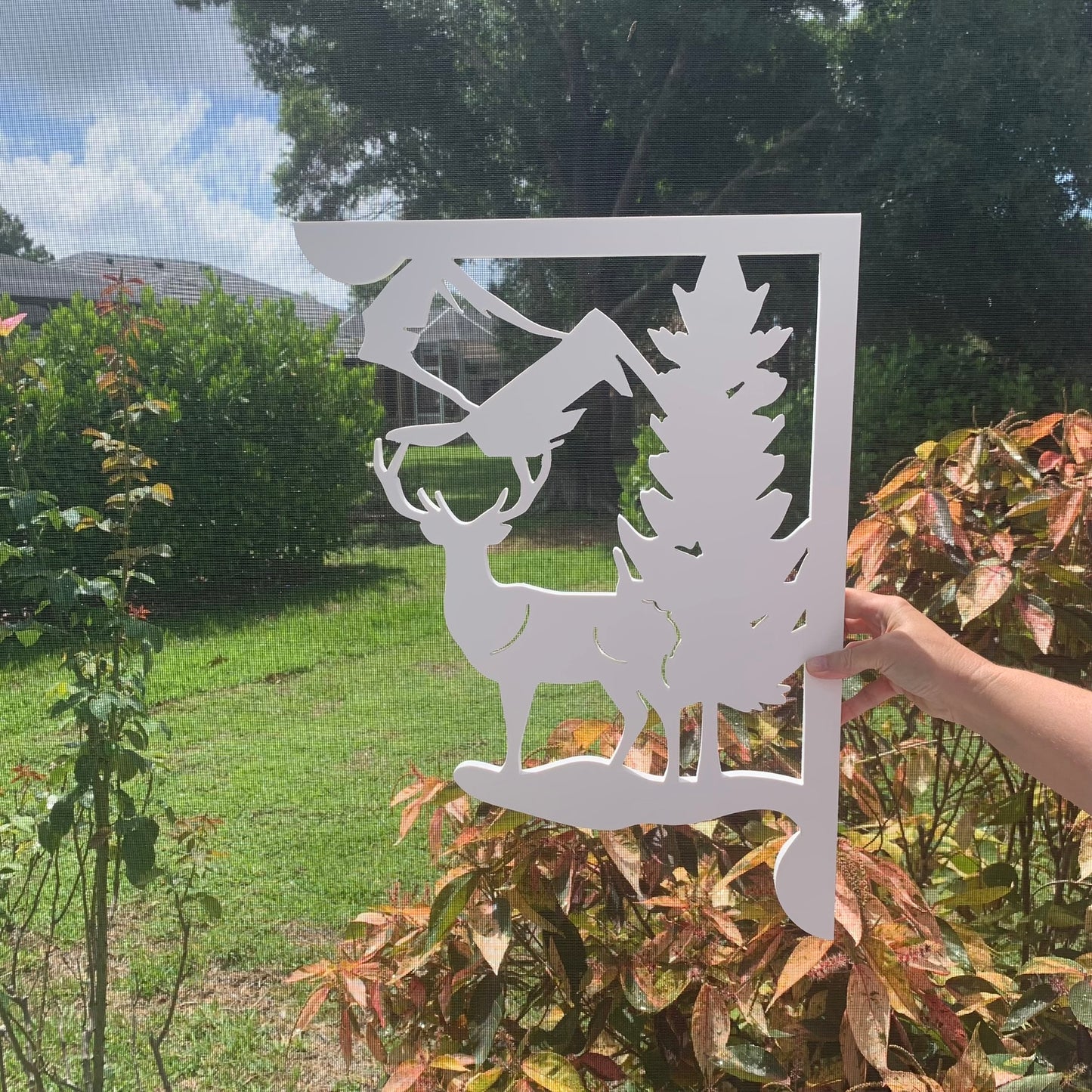 Mailbox Bracket - Deer Mountain - Large 16" x 21"