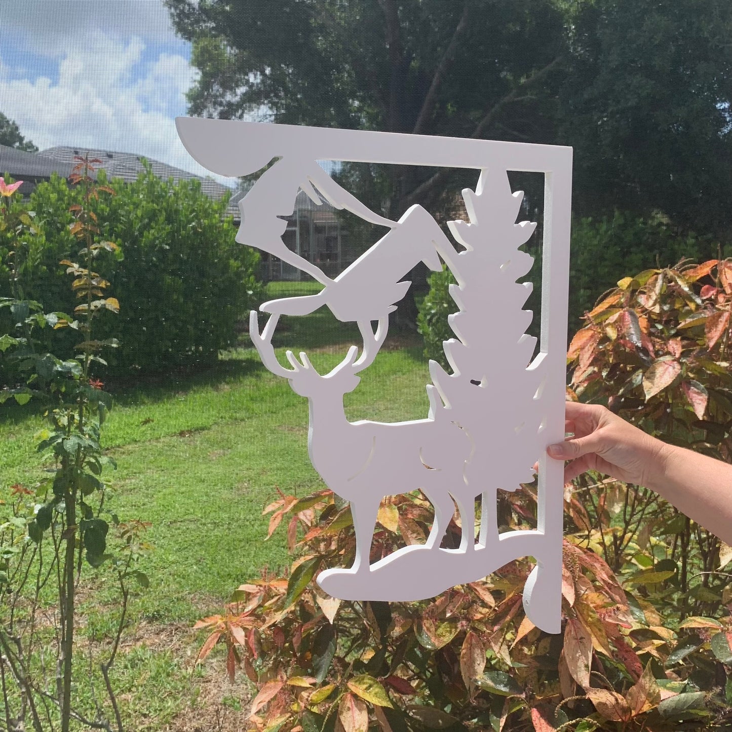 Mailbox Bracket - Deer Mountain - Large 16" x 21"