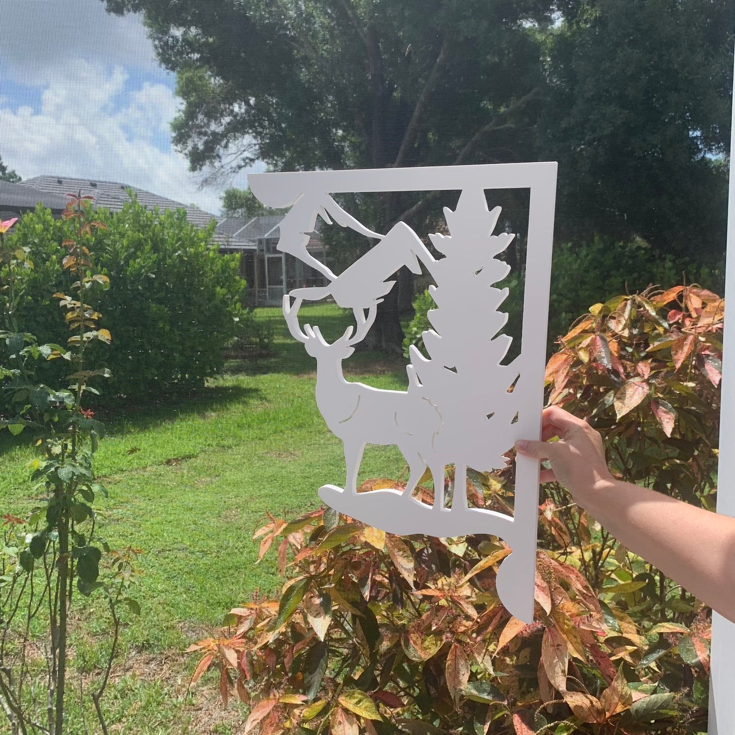 Mailbox Bracket - Deer Mountain - Large 16" x 21"