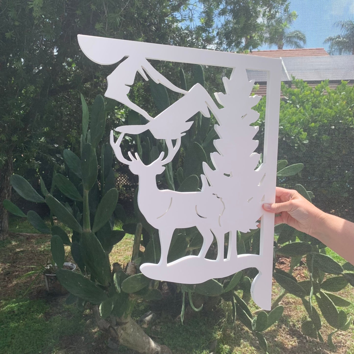 Mailbox Bracket - Deer Mountain - Large 16" x 21"